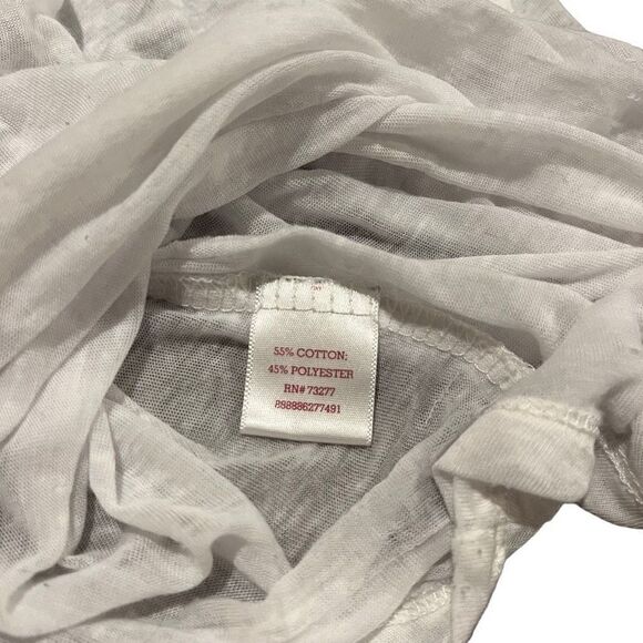 SO Black & White Jersey Style Sheer T-Shirt Women’s XS - Picture 4 of 5